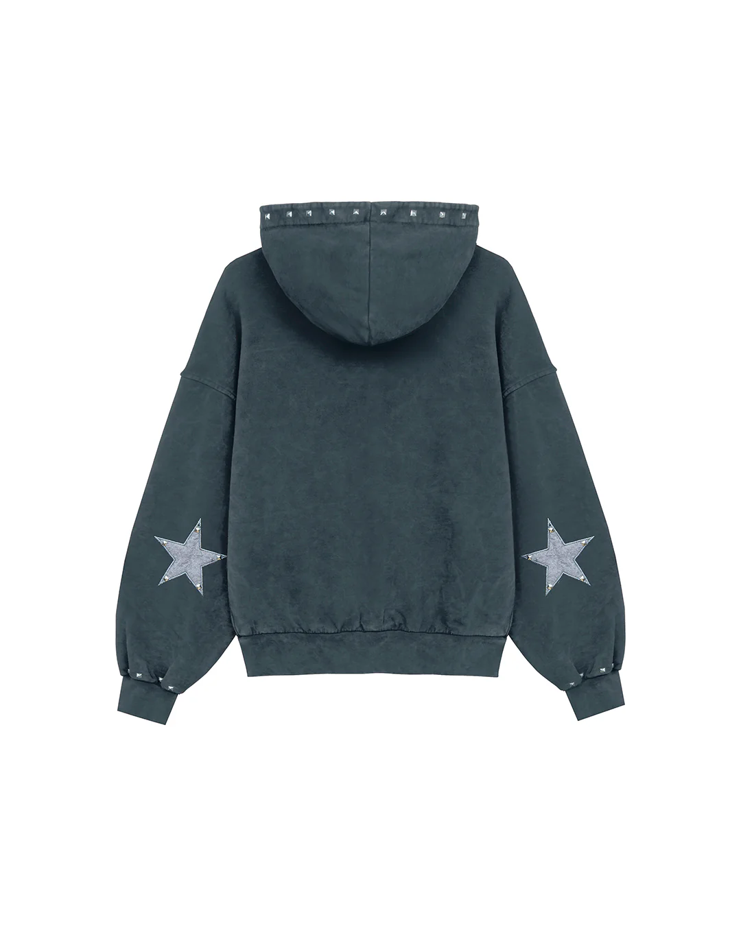 Studded Zipper Black - Image 6