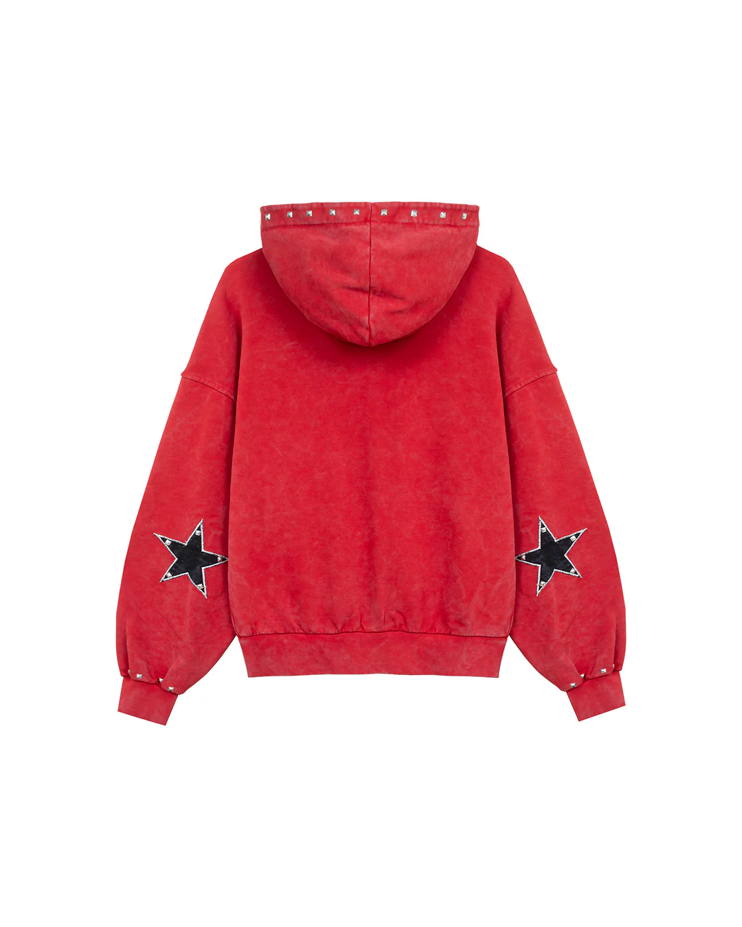 Studded Zipper Red - Image 7
