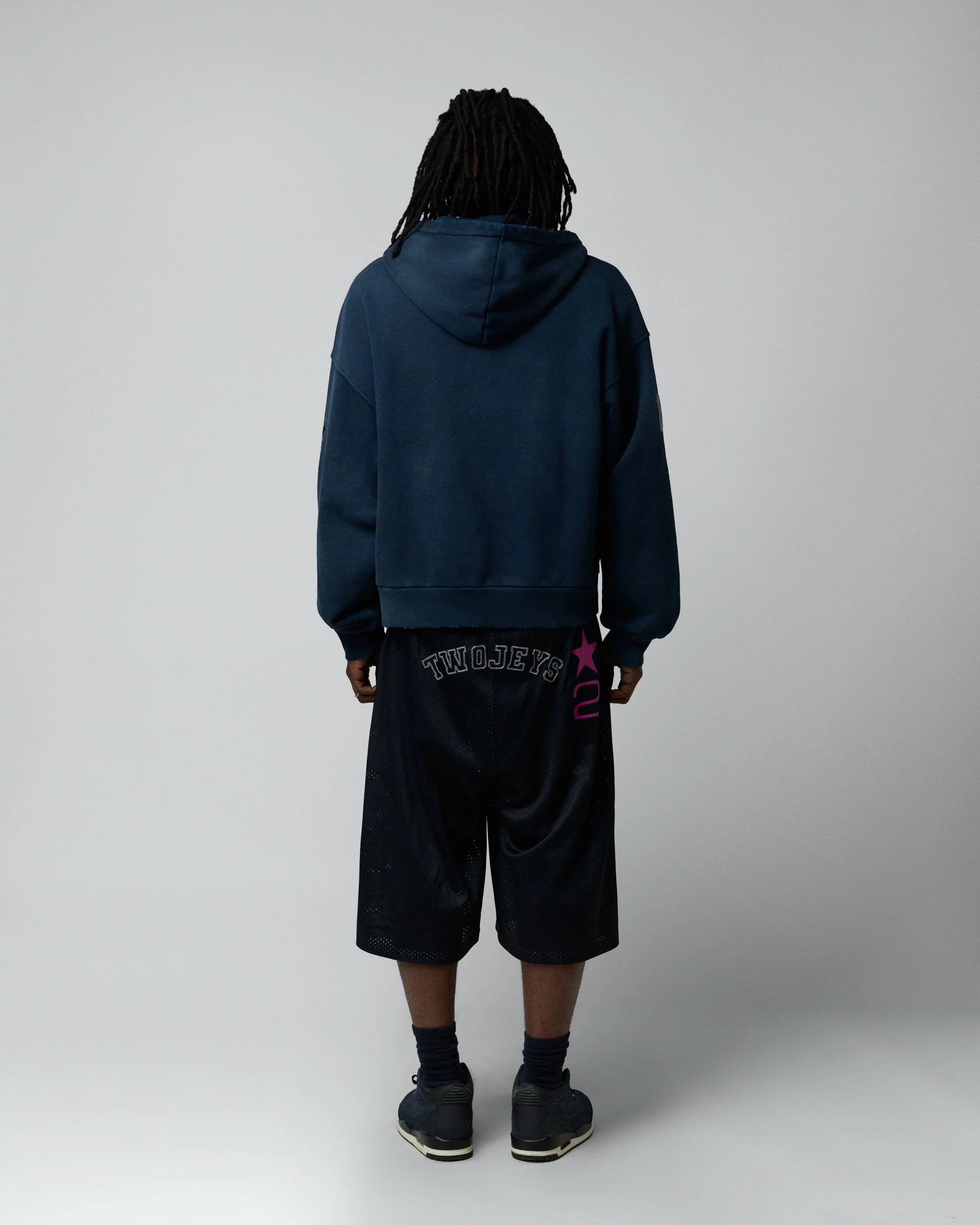 Vintage Varsity Zipper Navy - Image 5