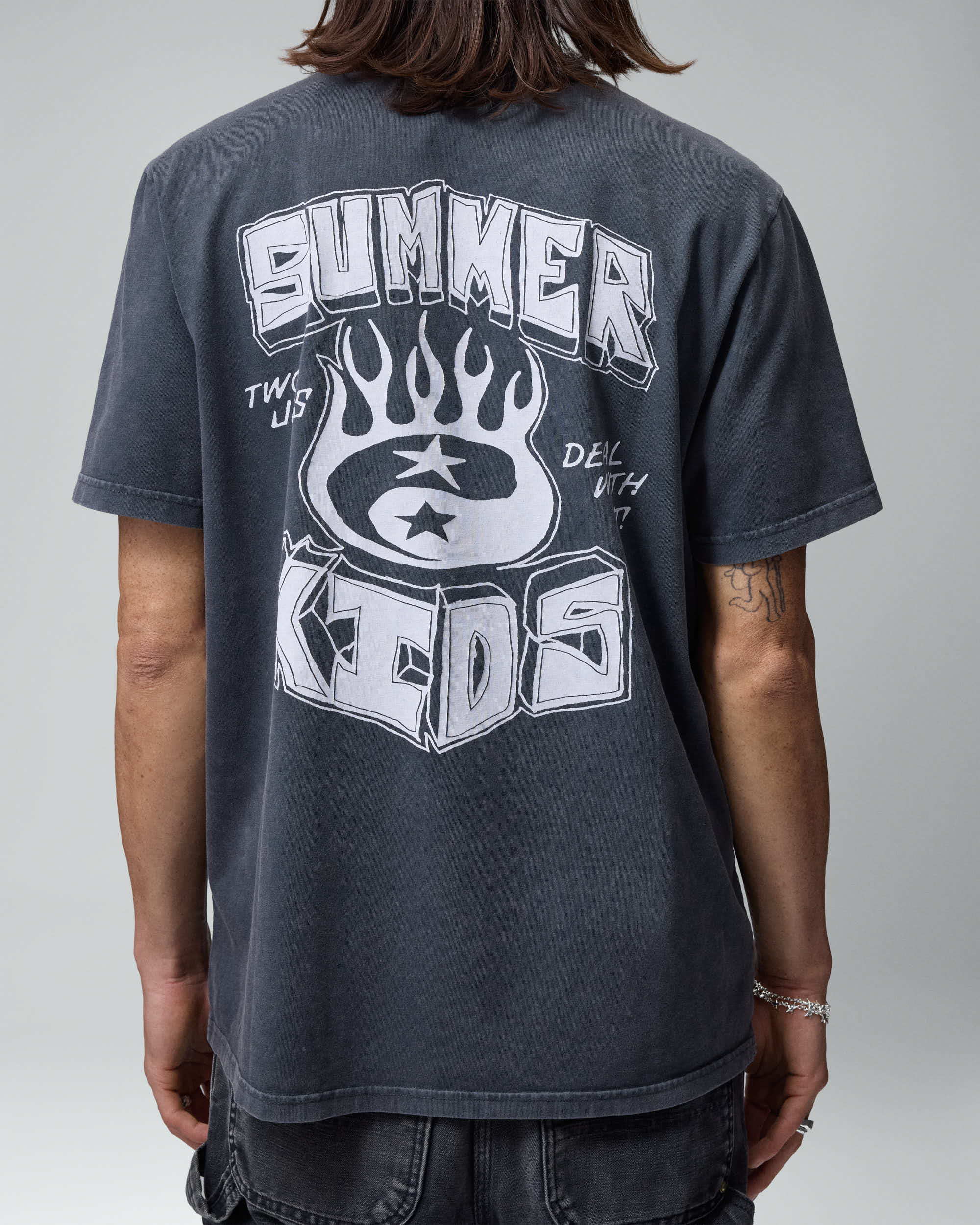 Summer Kids Black Tee - Image 2