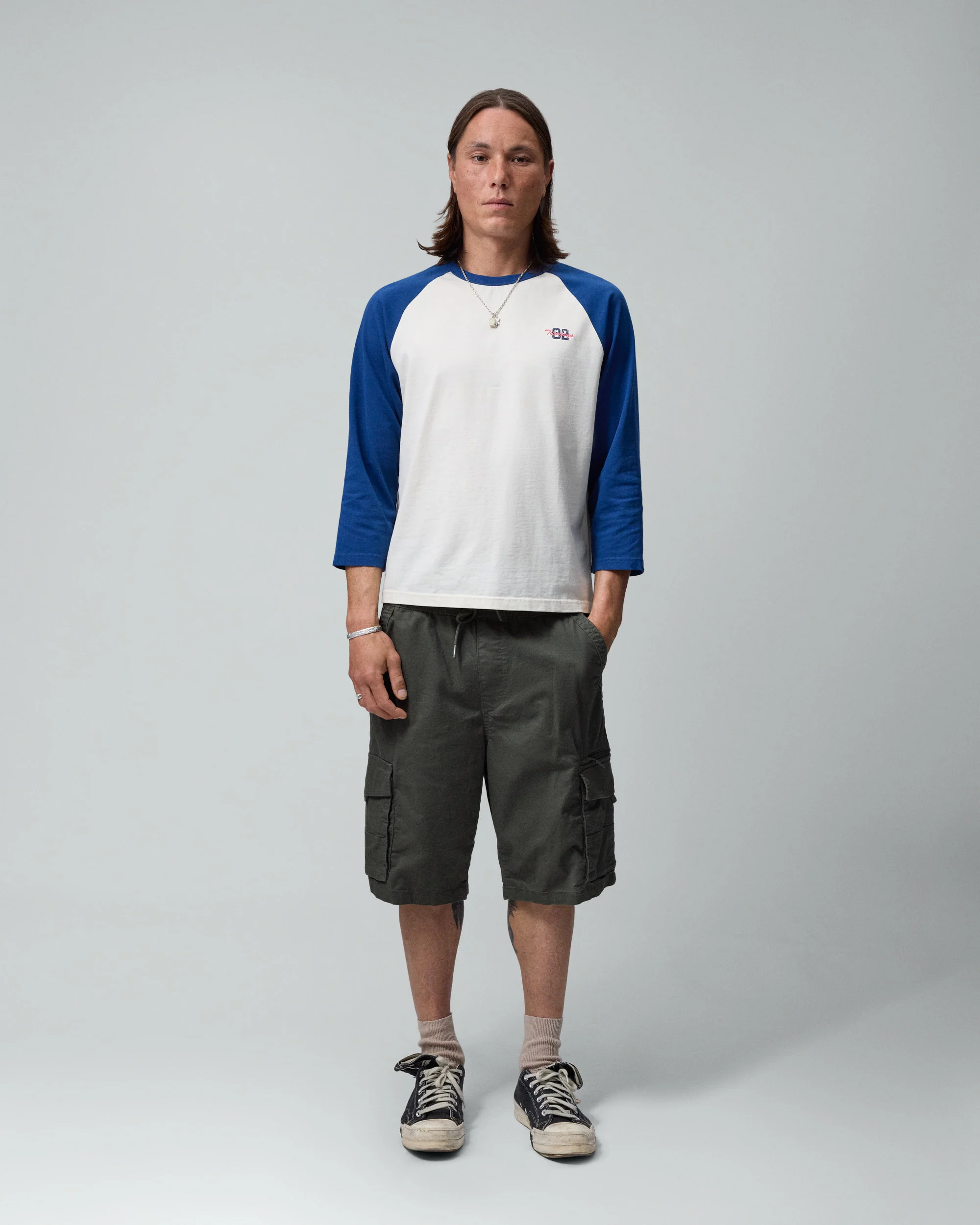 Sun Raglan 3/4 Tee - Image 3