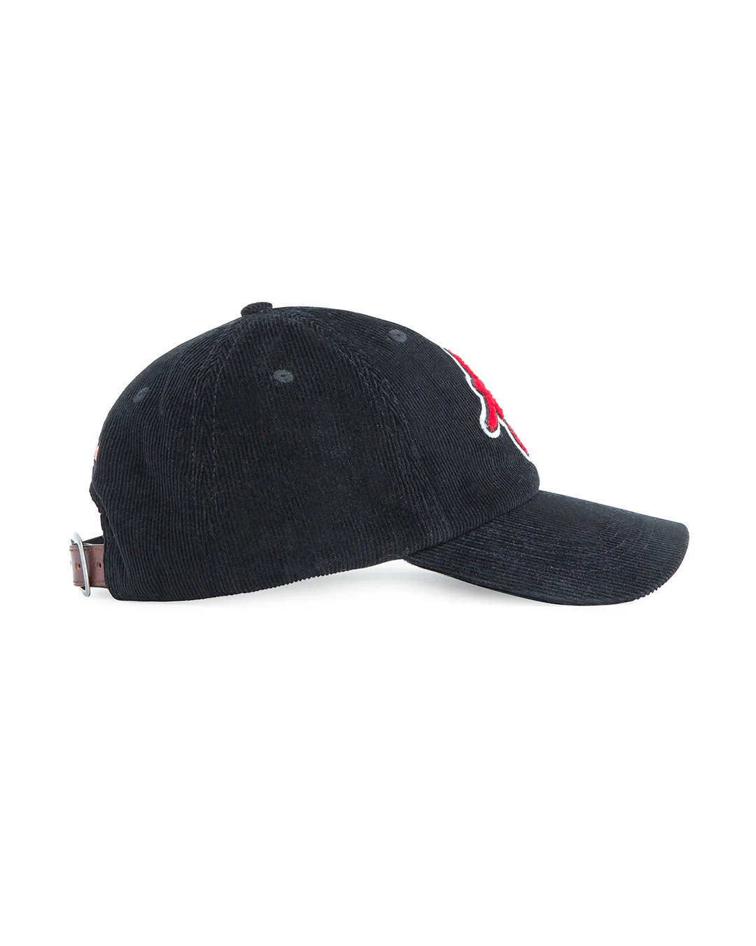 TJ Initials Corduroy Black Cap - Image 3