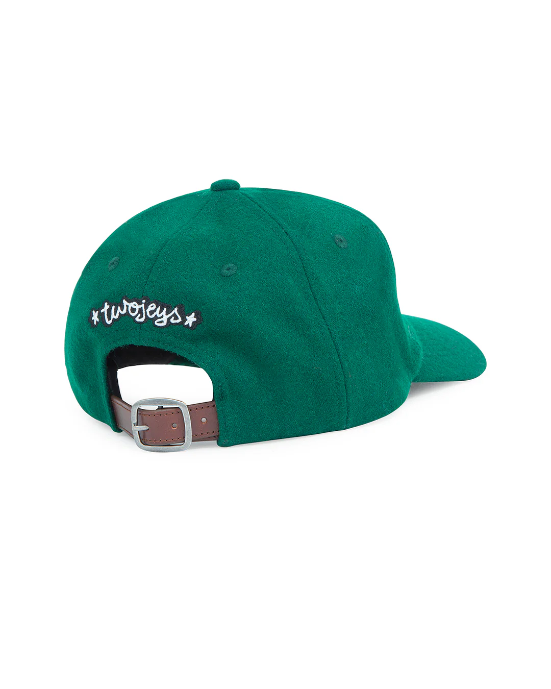 TJ Initials Wool Green Cap - Image 3