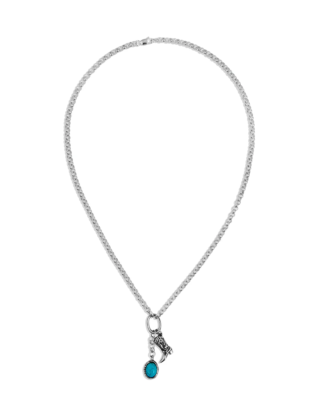 Turquoise Boot Necklace - Image 3
