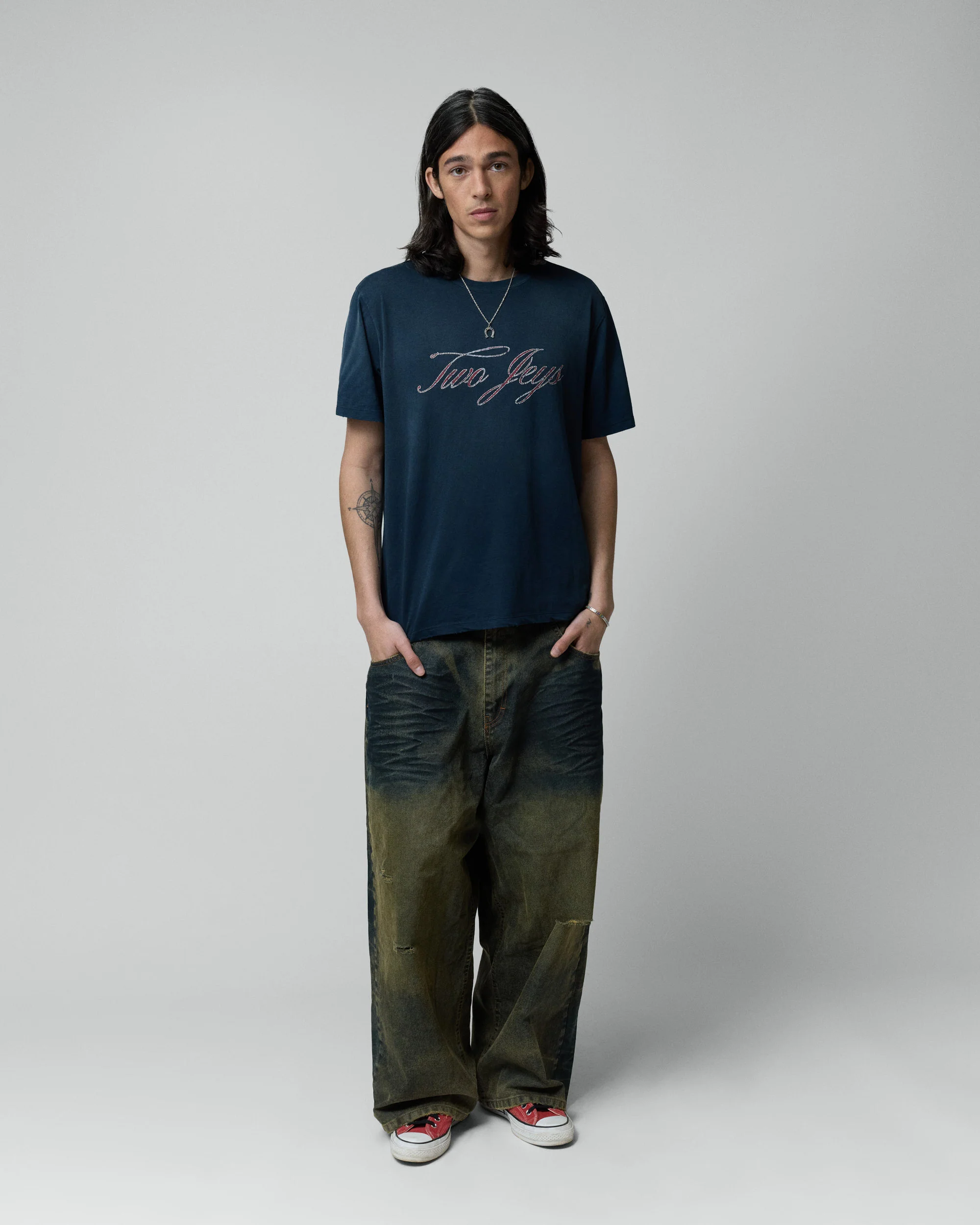 Twojeys Blue Scripted Tee - Image 3