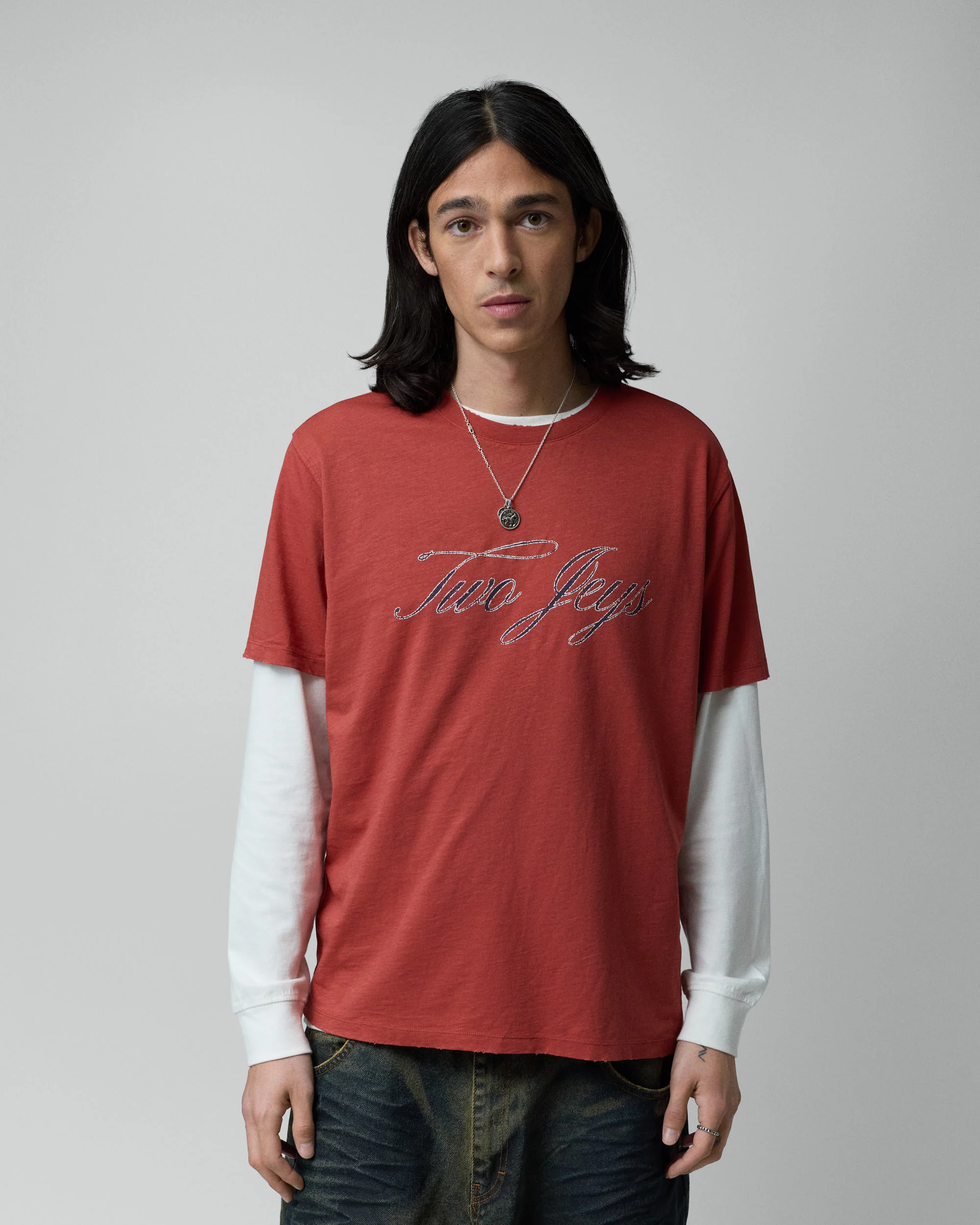 Twojeys Red Scripted Tee - Image 2
