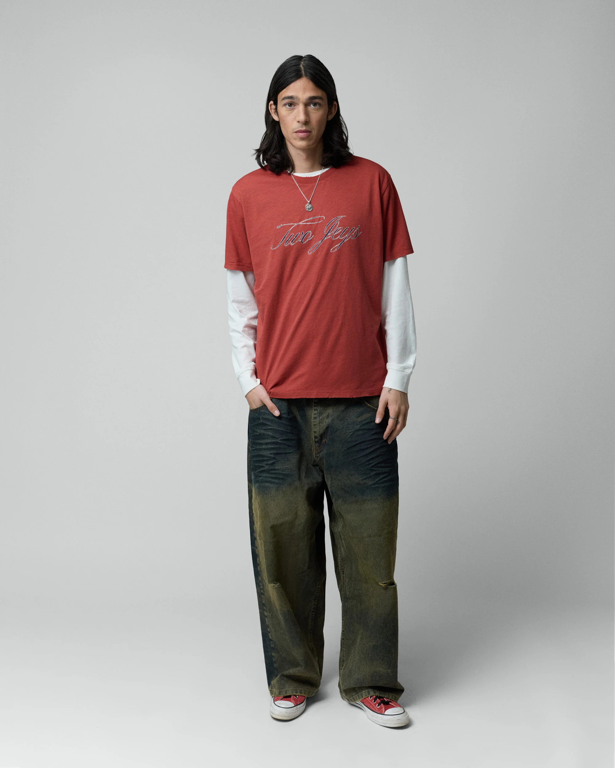 Twojeys Red Scripted Tee - Image 3