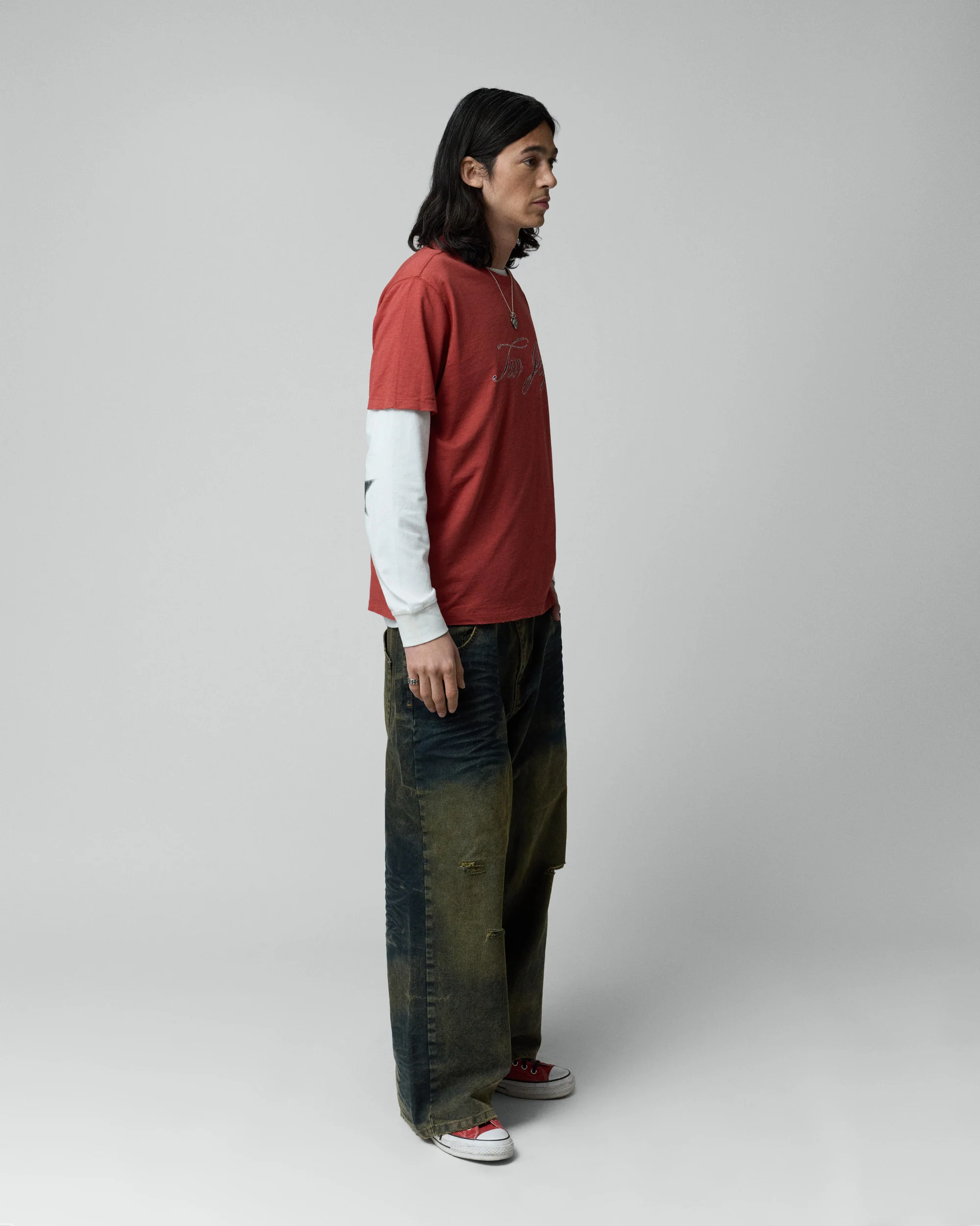 Twojeys Red Scripted Tee - Image 4