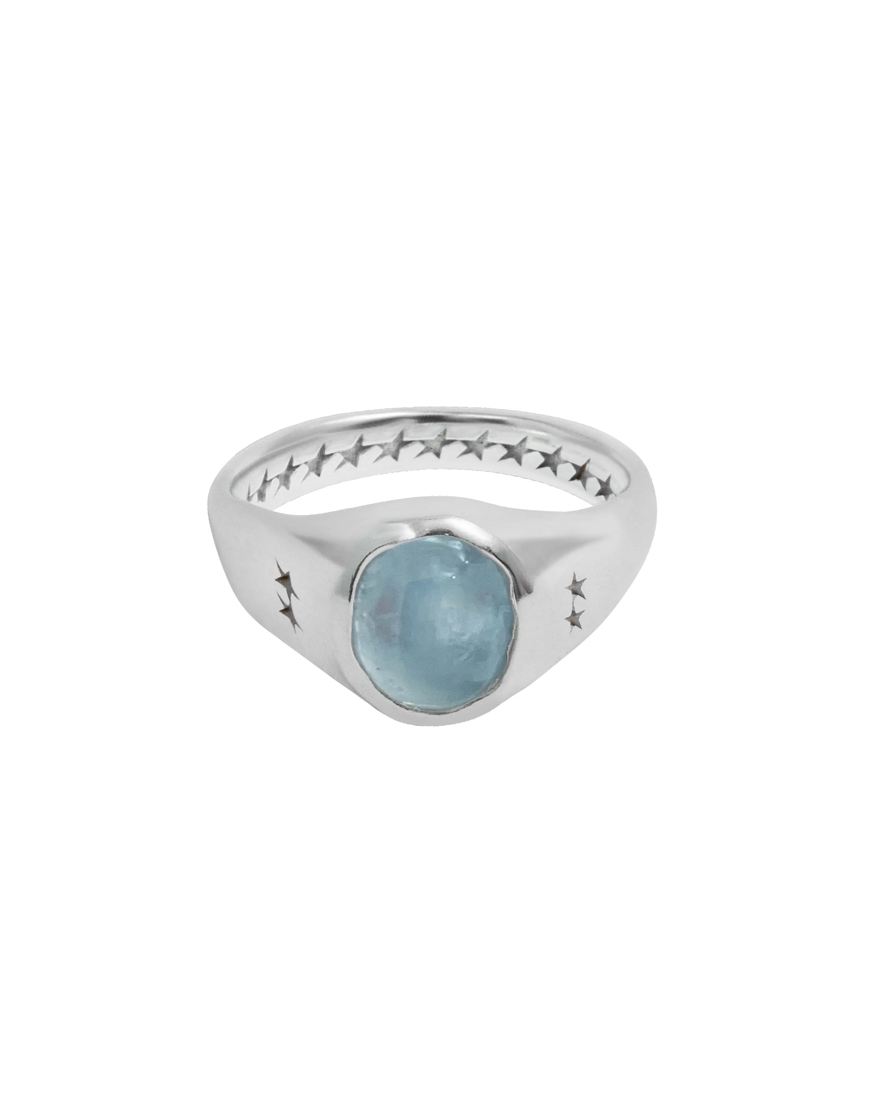 Vertical Blue Stone Signet - Image 2