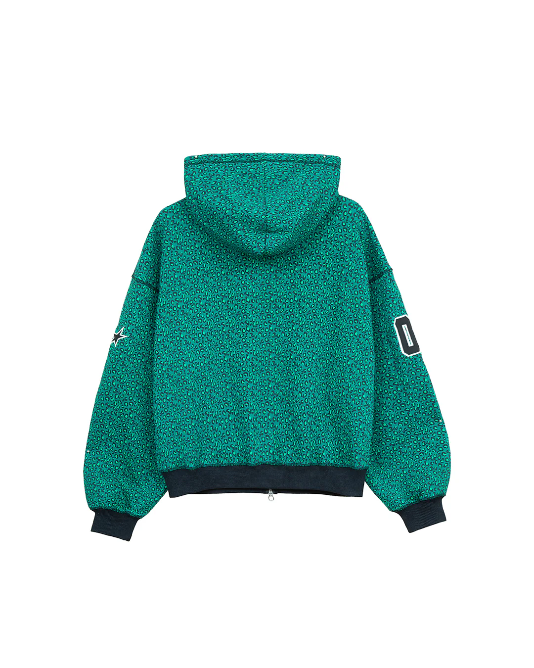 Vintage Varsity Zipper Green Cheetah - Image 7