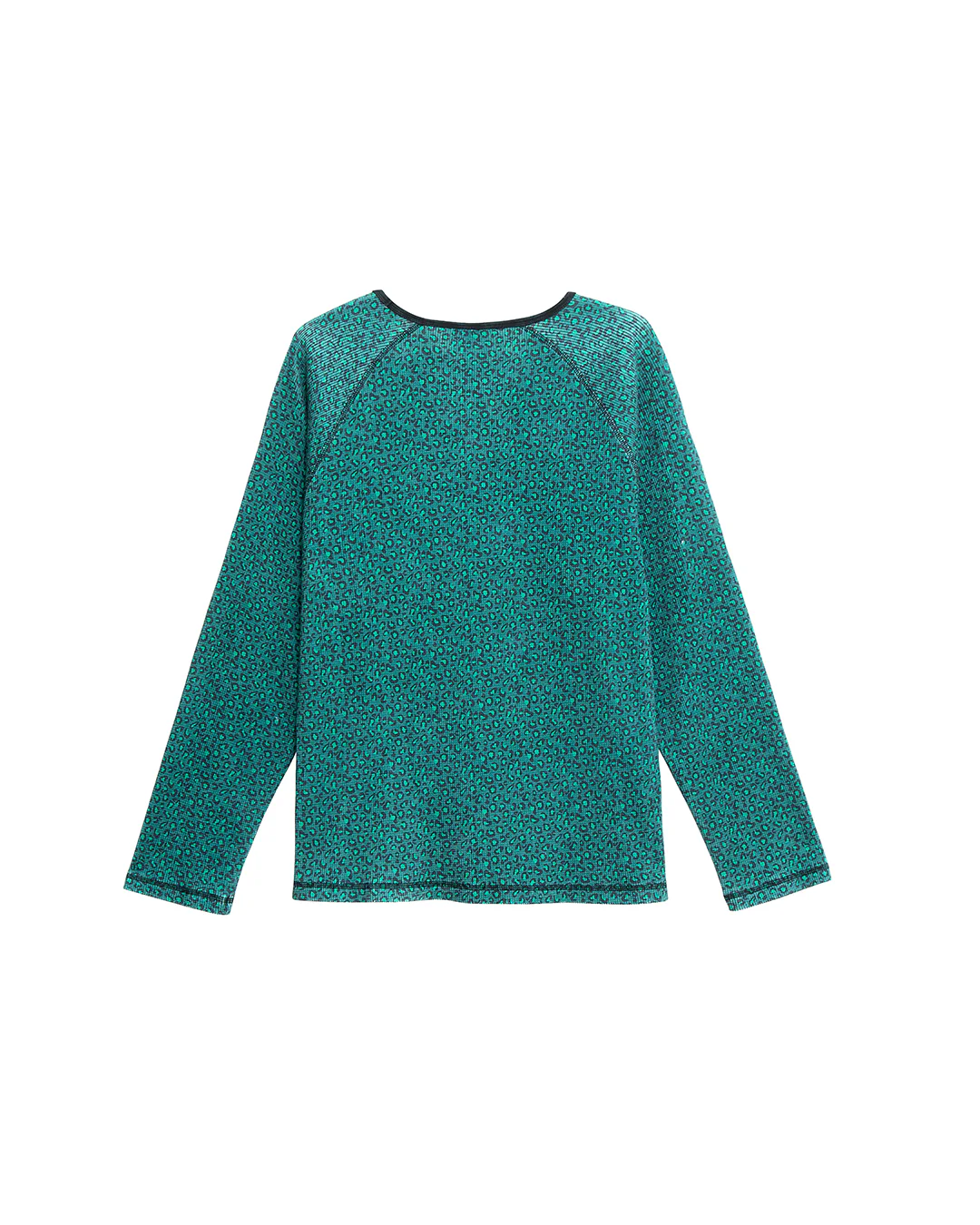Wafflle Long Sleeve Green Cheetah - Image 7