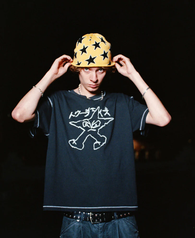 Yellow All-over Stars Beanie - Image 6