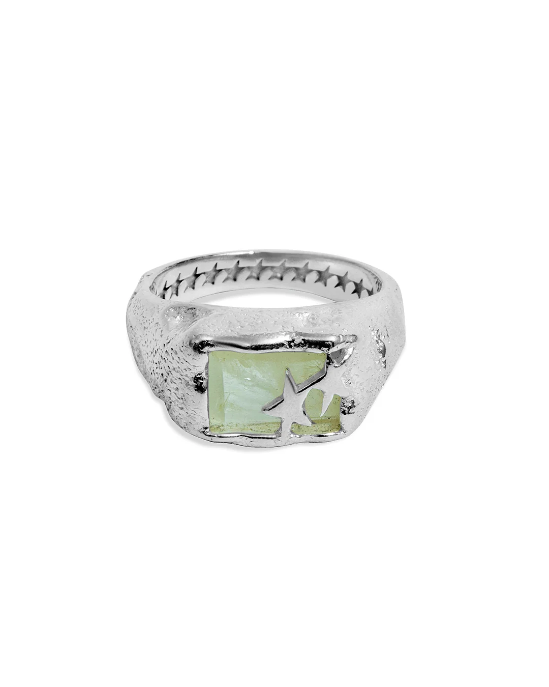 Yellow Baguette Stone Ring - Image 3